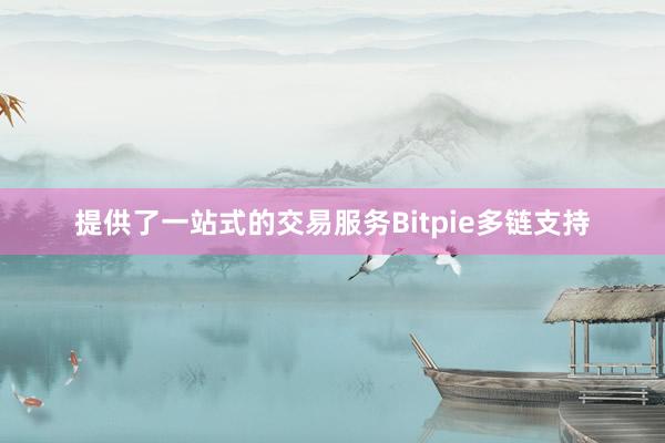 提供了一站式的交易服务Bitpie多链支持