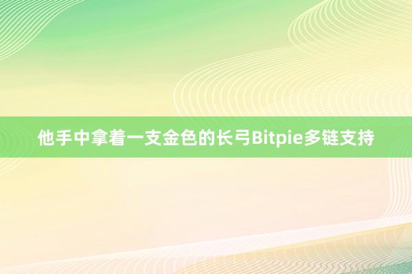 他手中拿着一支金色的长弓Bitpie多链支持