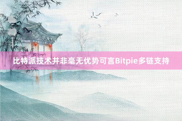 比特派技术并非毫无优势可言Bitpie多链支持